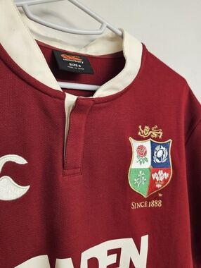 Canterbury British & Irish Lions Rugby 2025 Jersey Shirt Size Small Short Sleeve